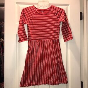 (5/$25) Old Navy red, white and blue striped dress